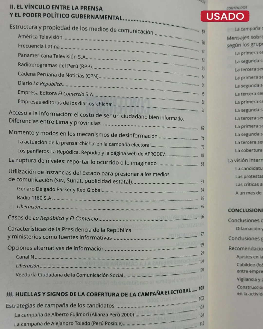 CHICHAPOLITIK. LA PRENSA EN LAS ELECCIONES GENERALES 2000 EN EL PERÚ - Imagen 3