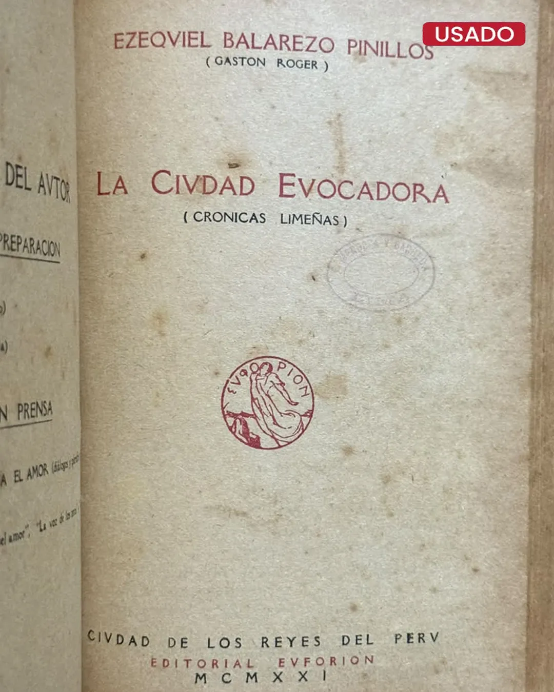 UNA LIMA QUE SE VA (CRÓNICAS EVOCATIVAS) – PRIMERA SERIE // LA CIUDAD EVOCADORA (2 LIBROS EN UNO) - Imagen 3