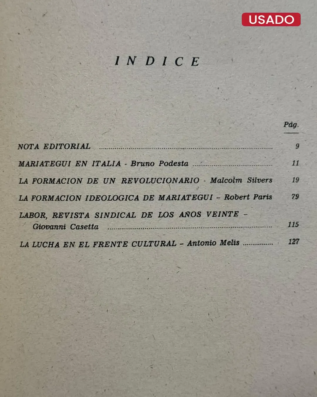 MARIATEGUI EN ITALIA - Imagen 2