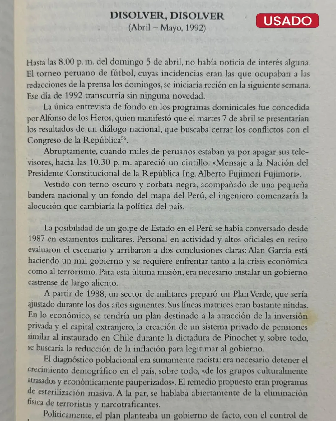 EL ÚLTIMO DICTADOR. VIDA Y GOBIERNO DE ALBERTO FUJIMORI - Imagen 3