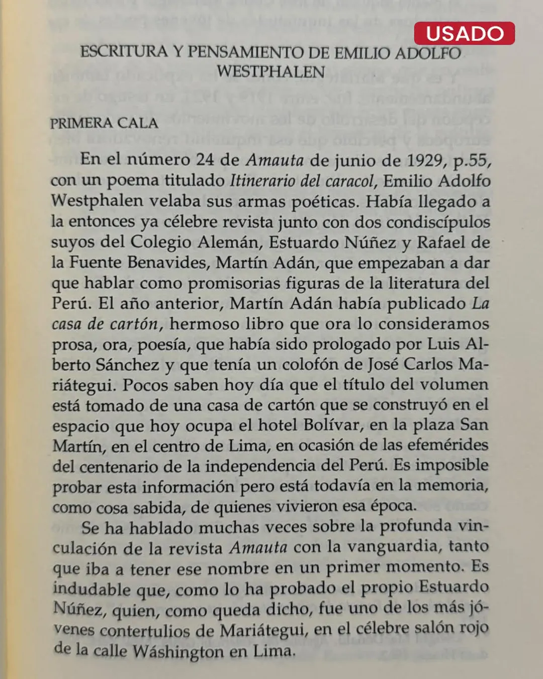 EMILIO ADOLFO WESTPHALEN: POESÍA COMPLETA Y ENSAYOS ESCOGIDOS - Imagen 4