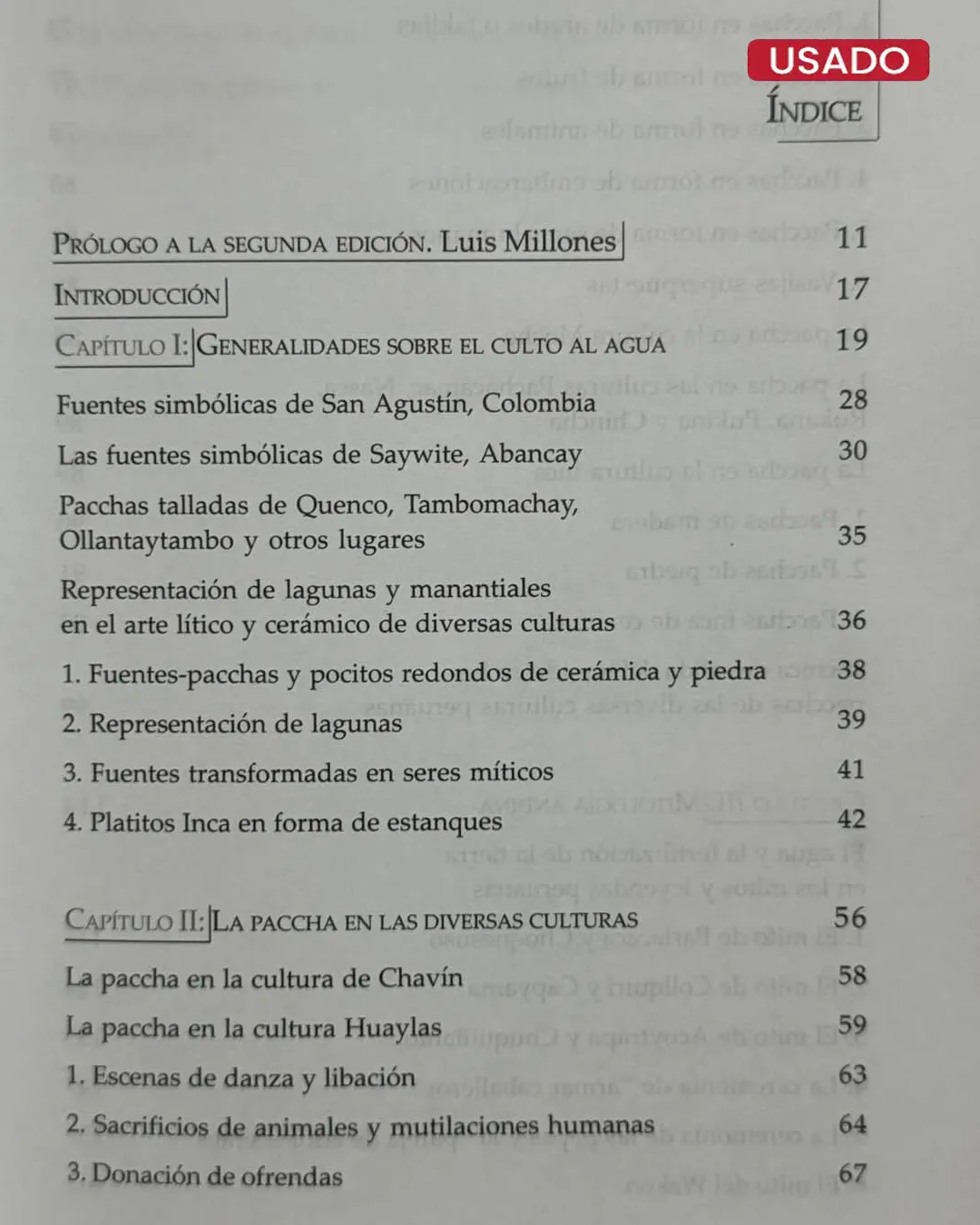 EL CULTO AL AGUA EN EL ANTIGUO PERU (CON FIRMA DEL AUTOR) - Imagen 2