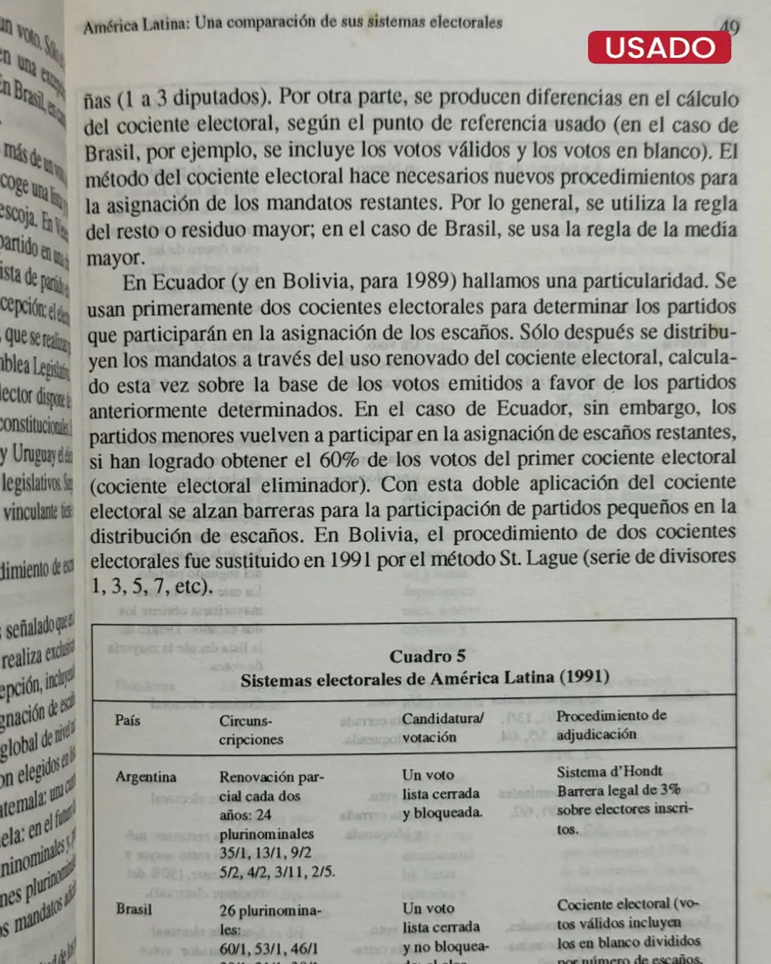 SISTEMAS ELECTORALES DE AMERICA LATINA. DEBATE SOBRE REFORMA ELECTORAL - Imagen 3