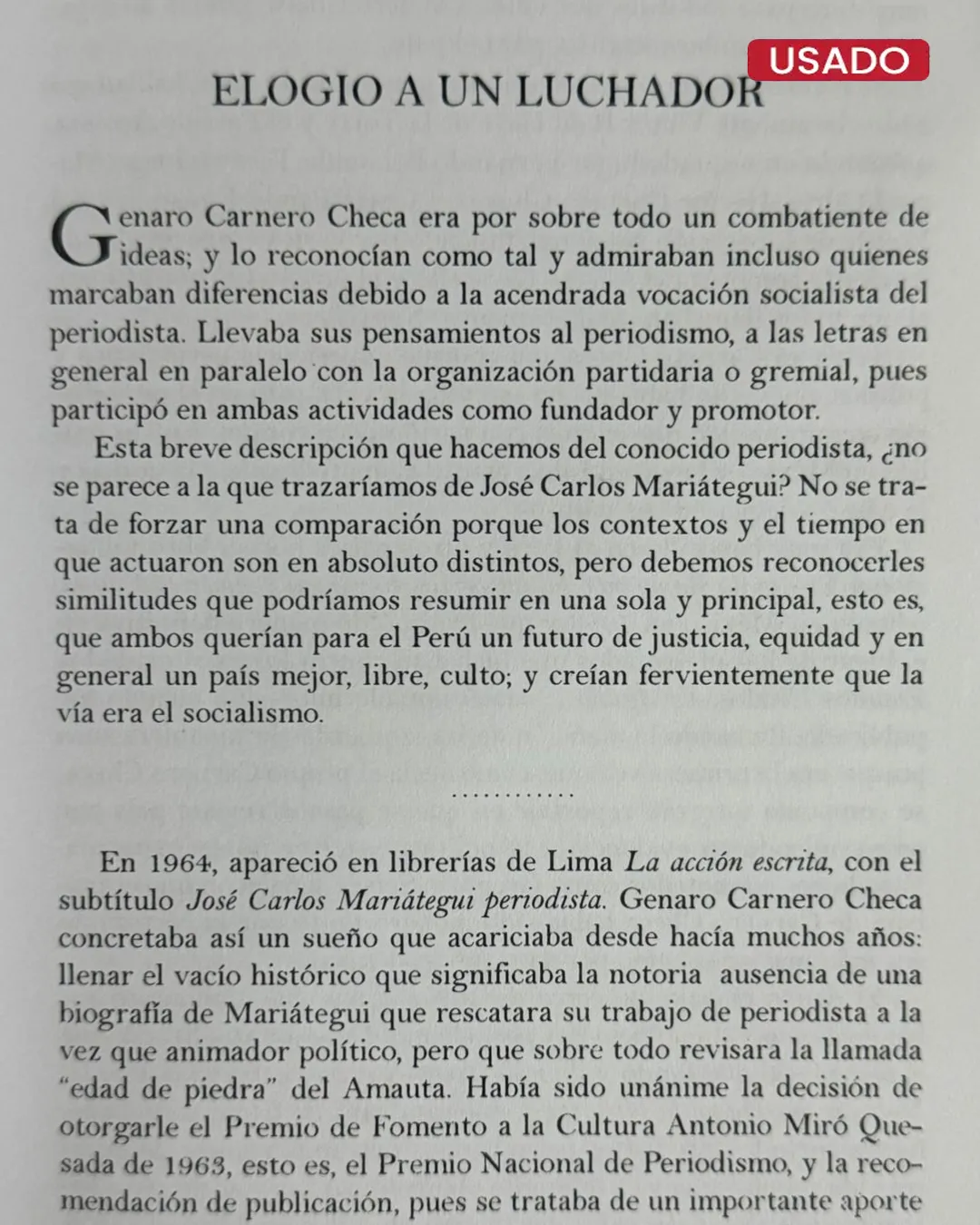 LA ACCIÓN ESCRITA. JOSÉ CARLOS MARIÁTEGUI PERIODISTA - Imagen 3