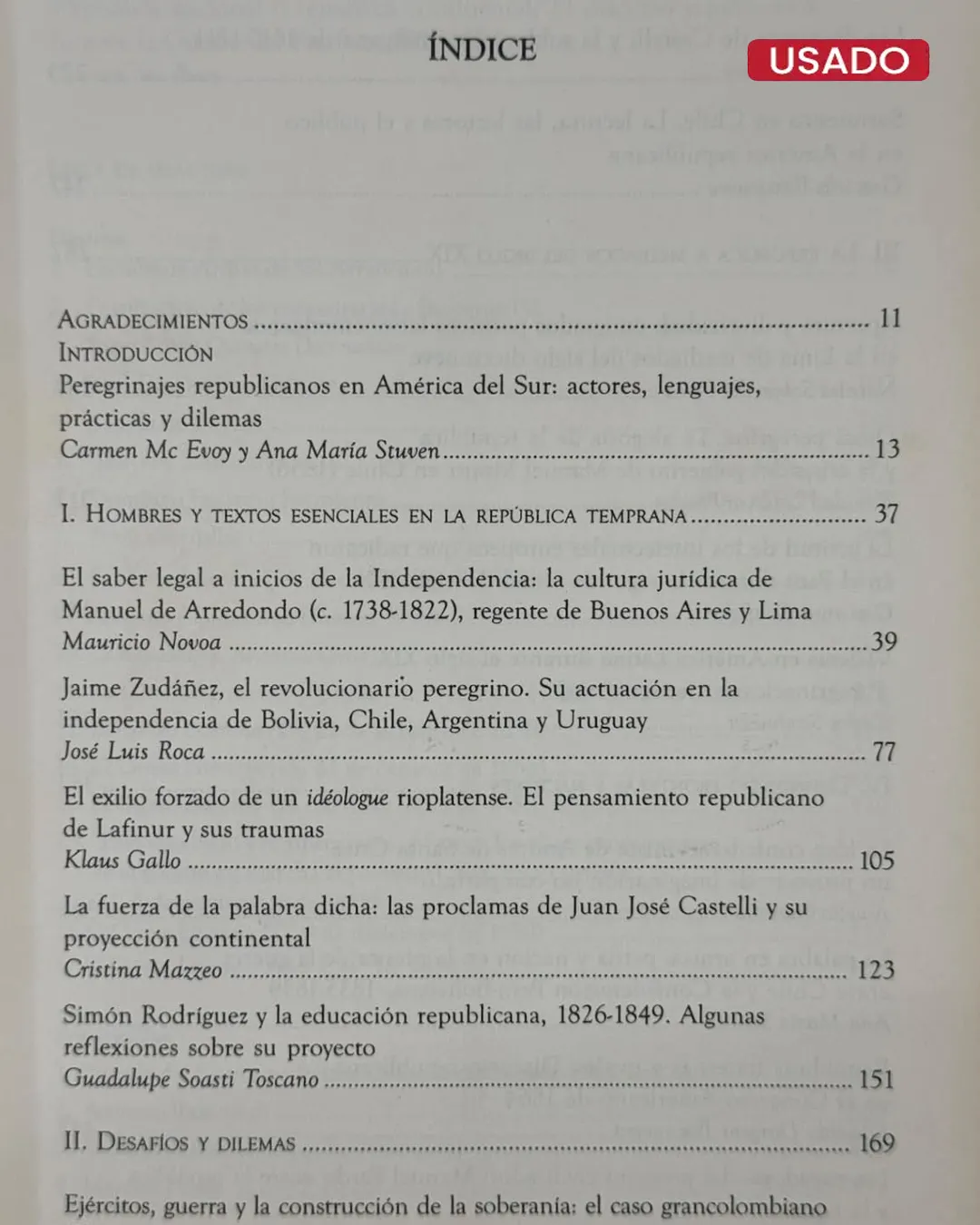 LA REPUBLICA PEREGRINA. HOMBRES DE ARMAS Y LETRAS EN AMERICA DEL SUR, 1800 – 1884 - Imagen 3
