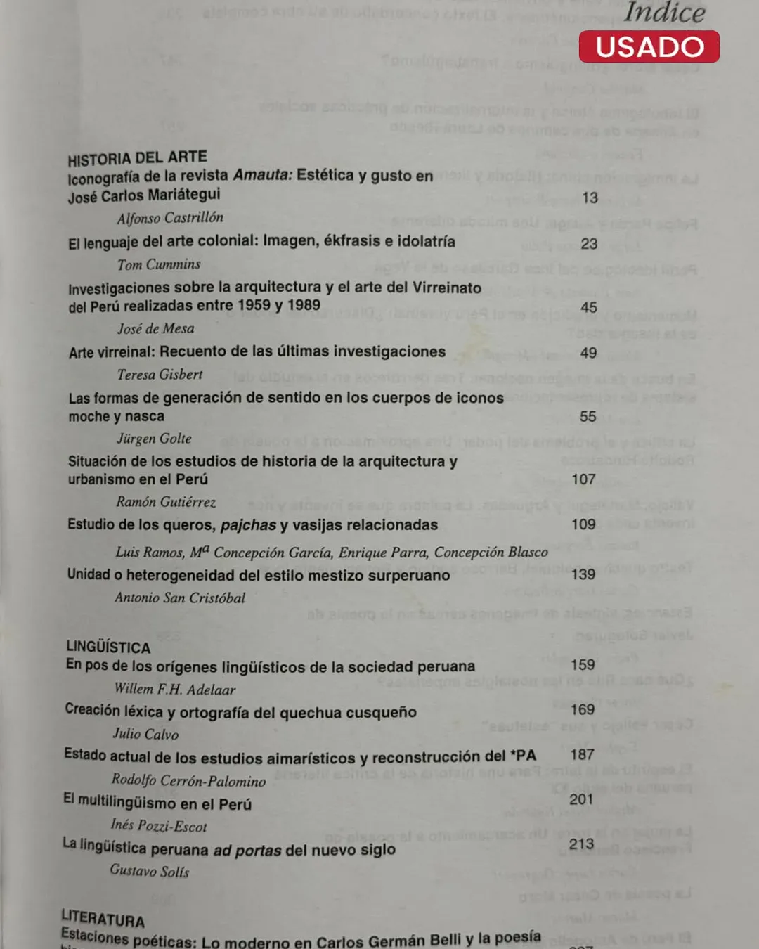I ENCUENTRO INTERNACIONAL DE PERUANISTAS. ESTADO DE LOS ESTUDIOS HISTORICO-SOCIALES SOBRE EL PERU A FINES DEL SIGLO XX (2 TOMOS) - Imagen 4