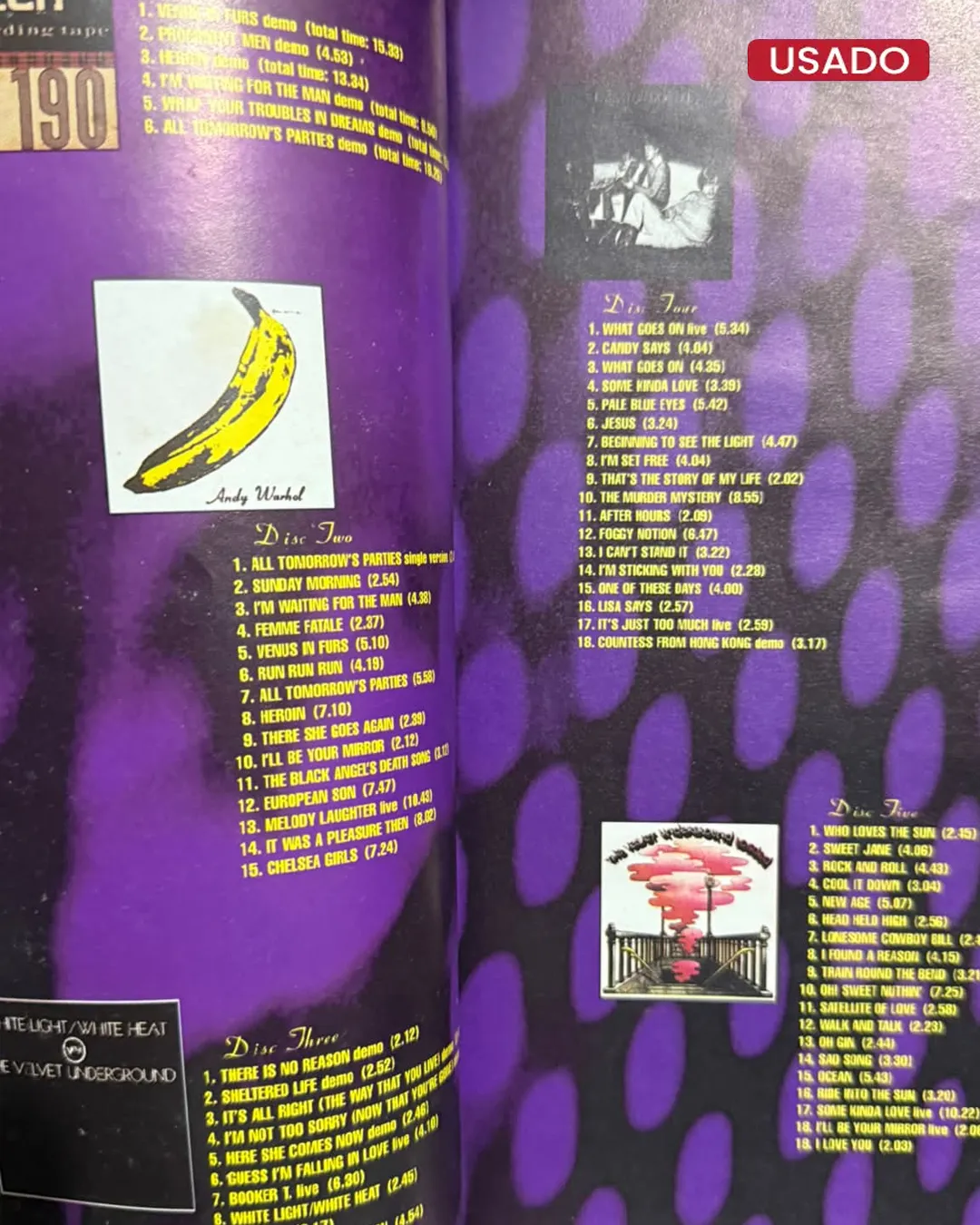 THE VELVET UNDERGROUND PEEL SLOWLY & SEE. 5 CD BOX SET – 74 TRACKS - Imagen 2