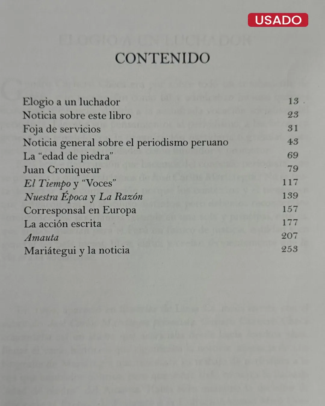 LA ACCIÓN ESCRITA. JOSÉ CARLOS MARIÁTEGUI PERIODISTA - Imagen 2