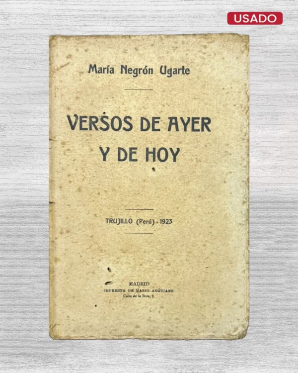 VERSOS DE AYER Y DE HOY