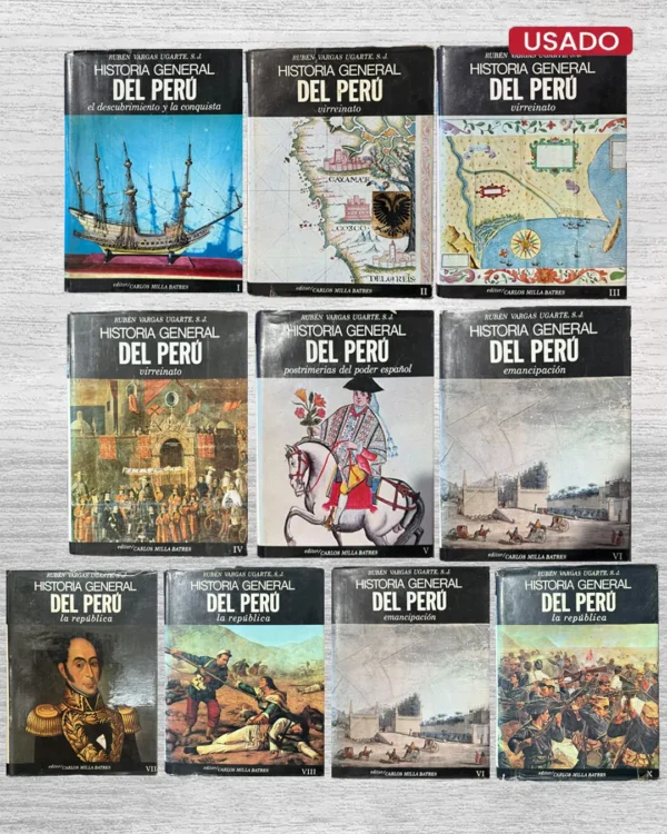 HISTORIA GENERAL DEL PERÚ (10 TOMOS)