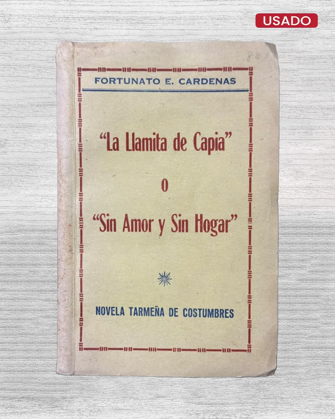 "LA LLAMITA DE CAPIA" O "SIN AMOR Y SIN HOGAR"