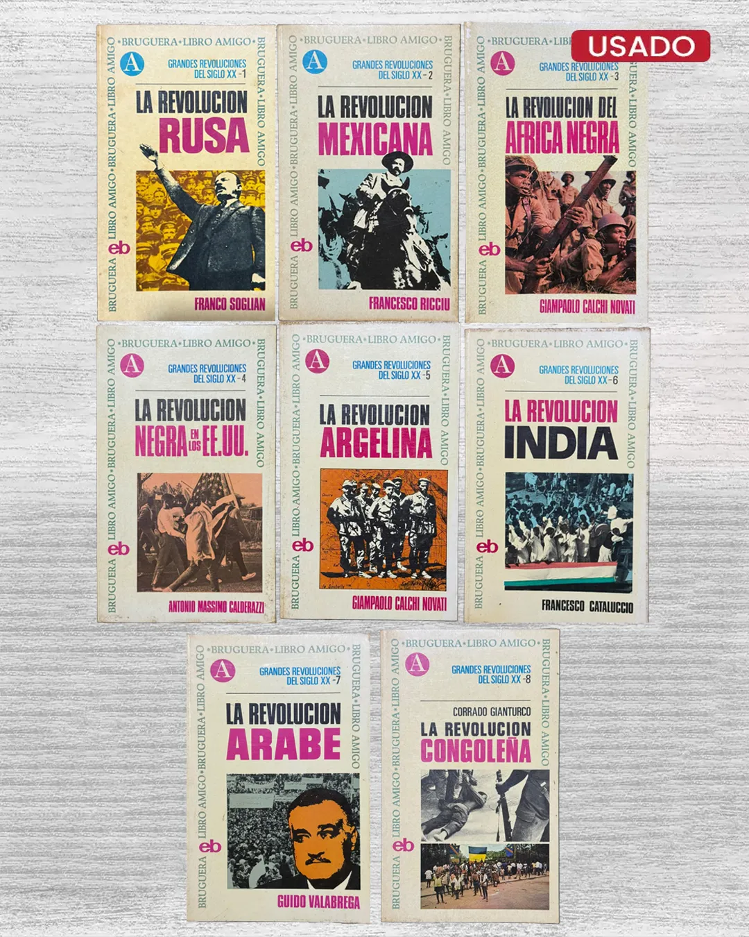 COLECCIÓN GRANDES REVOLUCIONES DEL SIGLO XX (8 VOL.)