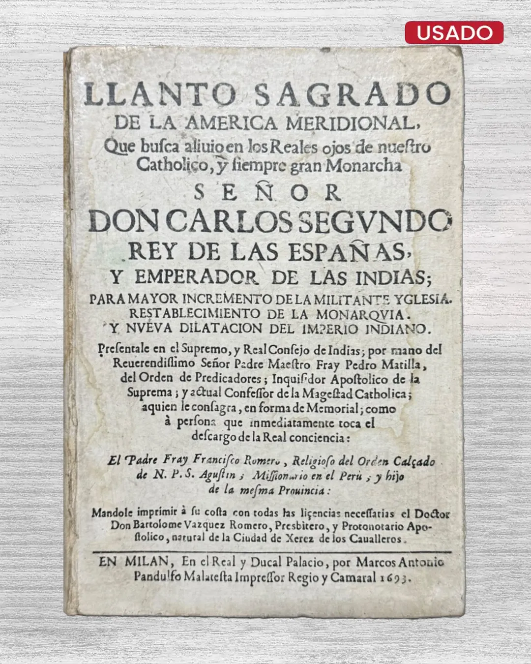 LLANTO SAGRADO DE LA AMÉRICA MERIDIONAL
