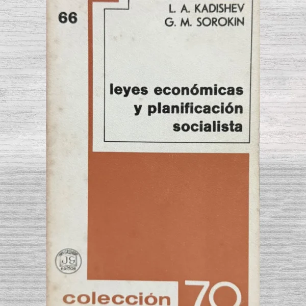 LEYES ECONOMICAS Y PLANIFICACION SOCIALISTA