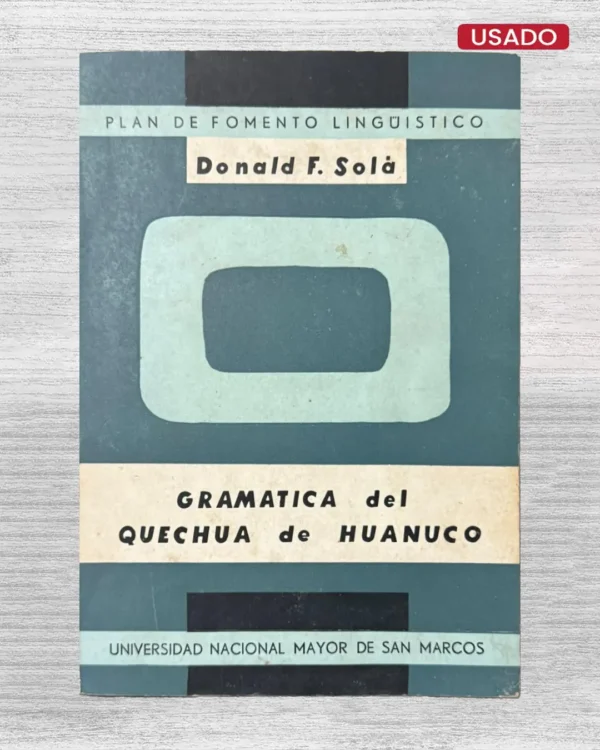 GRAMÁTICA DEL QUECHUA DE HUÁNUCO