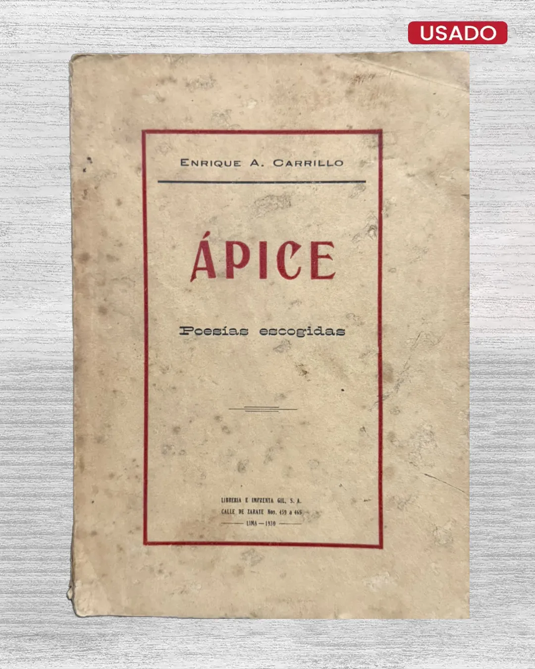 APICE (POESÍAS ESCOGIDAS)