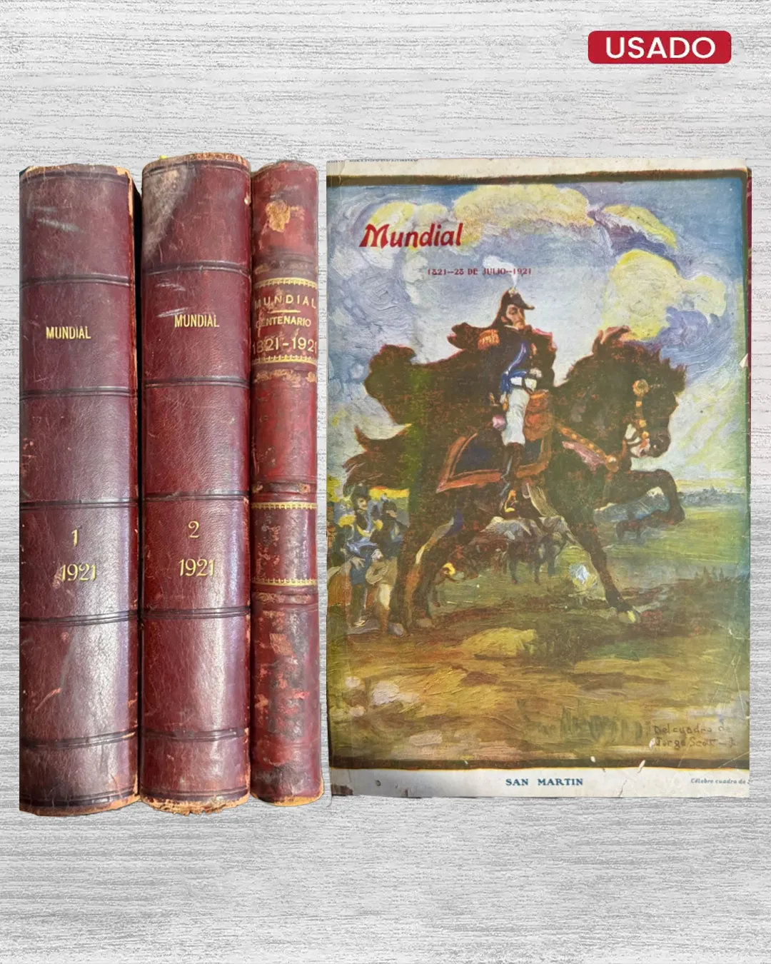 REVISTA MUNDIAL – AÑO II (1921– 2 TOMOS) - INCLUYE REVISTA MUNDIAL – COLECCIÓN DEL CENTENARIO DE LA INDEPENDENCIA DEL PERÚ (1921) - Imagen 8