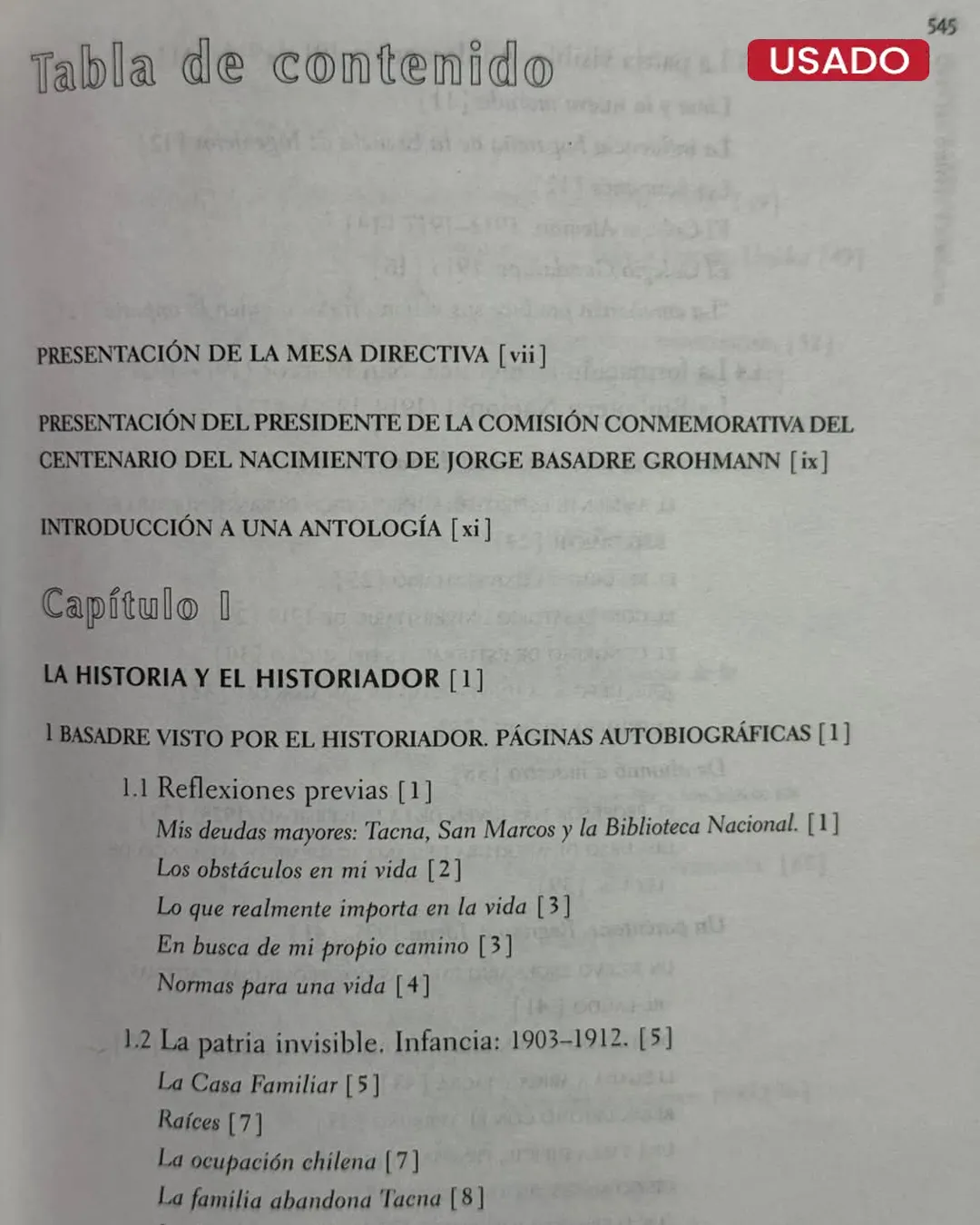 JORGE BASADRE: MEMORIA Y DESTINO DEL PERÚ (TEXTOS ESENCIALES) - Imagen 3