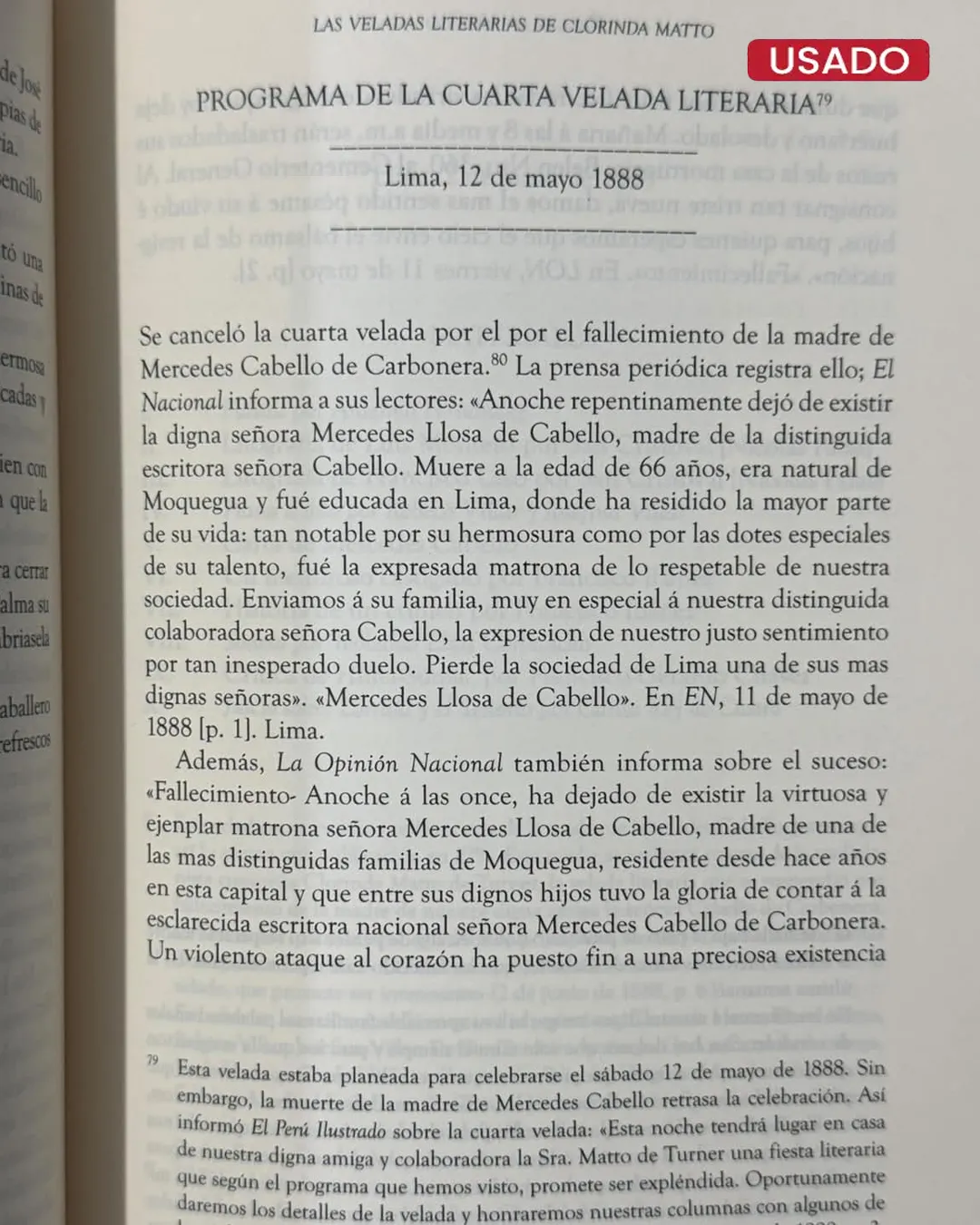 PENSAR EN PÚBLICO. LAS VELADAS LITERARIAS DE CLORINDA MATTO EN LA LIMA DE LA POSGUERRA (1887 – 1891) - Imagen 3