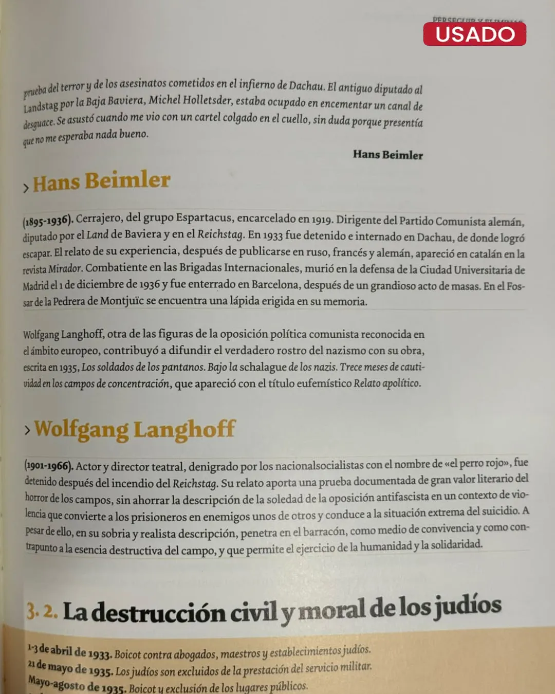 LOS CAMPOS DE CONCENTRACION NAZIS. PALABRAS CONTRA EL OLVIDO - Imagen 2