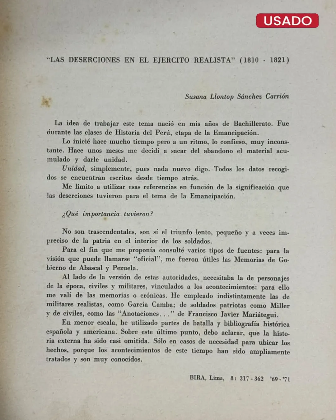 LAS DESERCIONES EN EL EJERCITO REALISTA (1810 – 1821) - Imagen 2