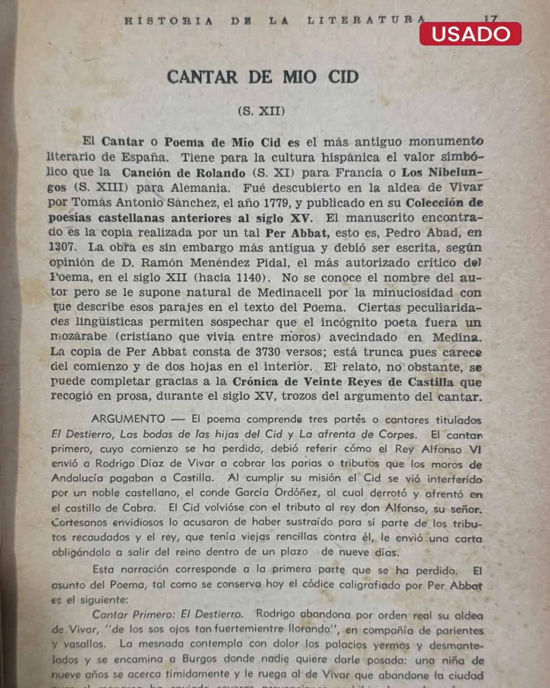 HISTORIA DE LA LITERATURA. LAS LETRAS CASTELLANAS DESDE LOS ORIGENES HASTA EL SIGLO XVIII (CON FIRMA DEL AUTOR) - Imagen 2