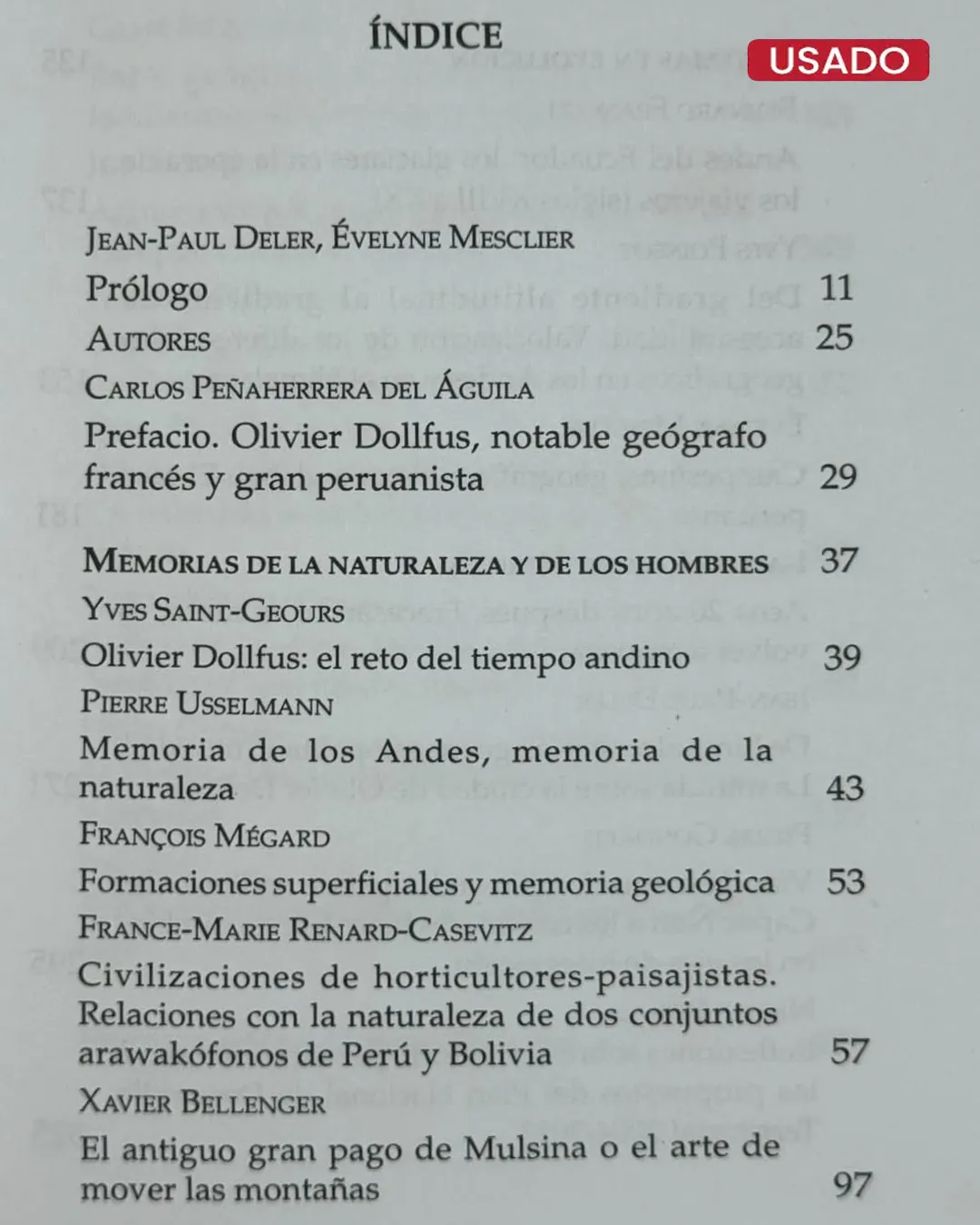 LOS ANDES Y EL RETO DEL ESPACIO MUNDO. HOMENAJE A OLIVIER DOLLFUS - Imagen 2