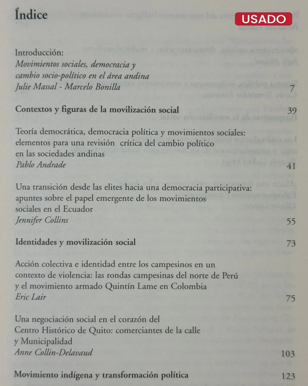 LOS MOVIMIENTOS SOCIALES EN LAS DEMOCRACIAS ANDINAS - Imagen 2