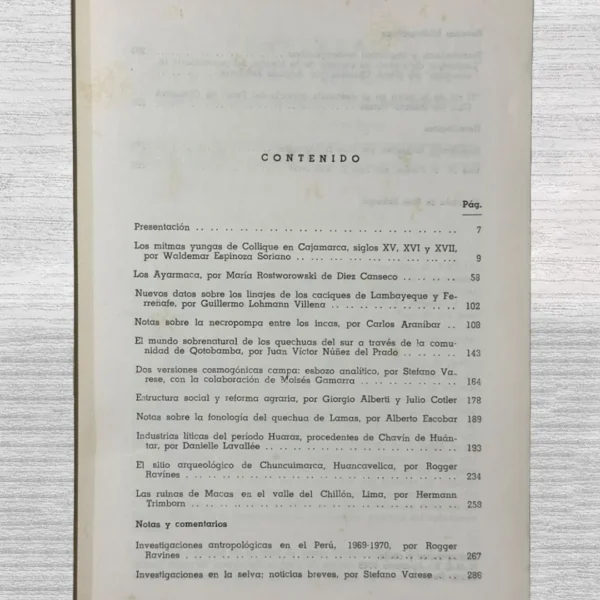 REVISTA DE MUSEO NACIONAL – TOMO XXXVI