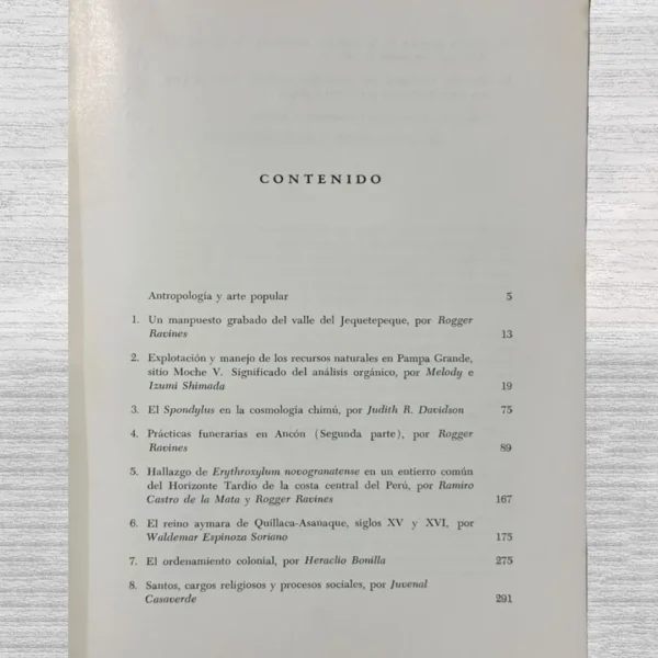 REVISTA DE MUSEO NACIONAL – TOMO XLV (1981)