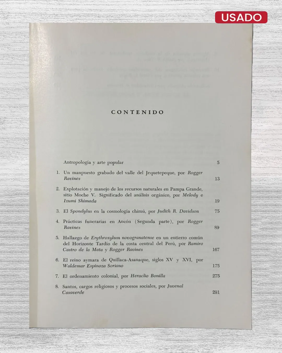 REVISTA DE MUSEO NACIONAL – TOMO XLV (1981)