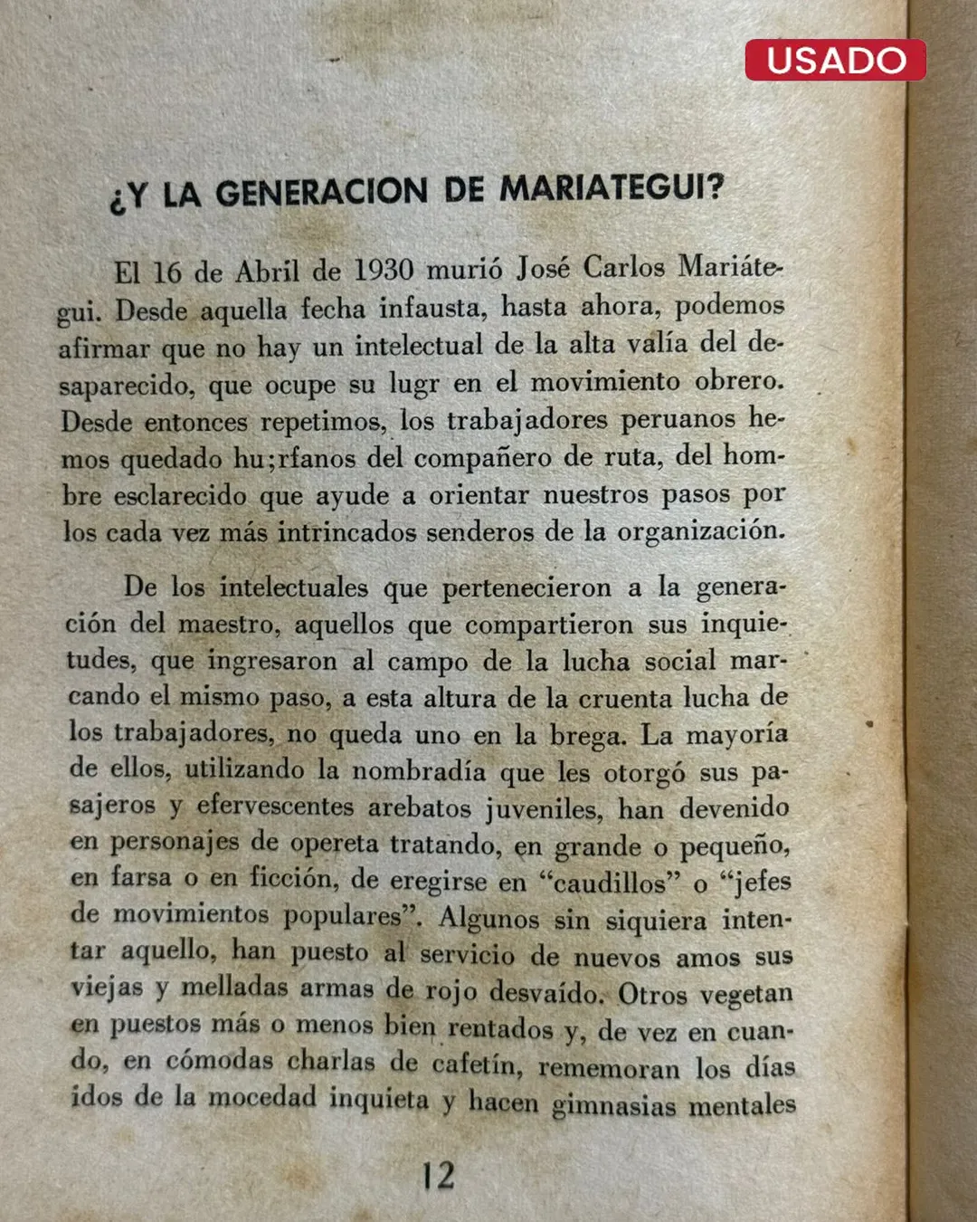 MARIATEGUI Y LOS SINDICATOS - Imagen 2