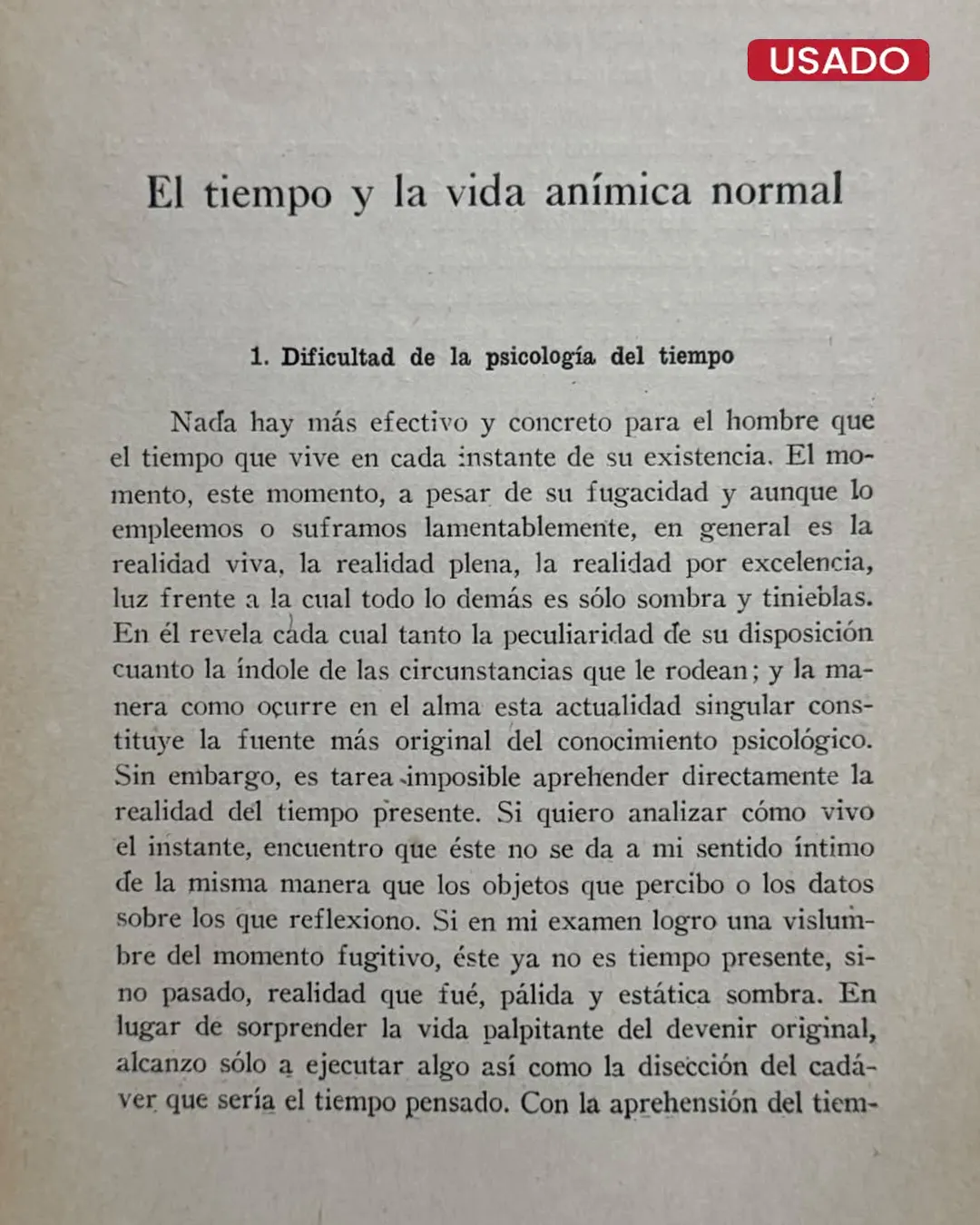 EL TIEMPO Y LA VIDA ANIMICA NORMAL - Imagen 3