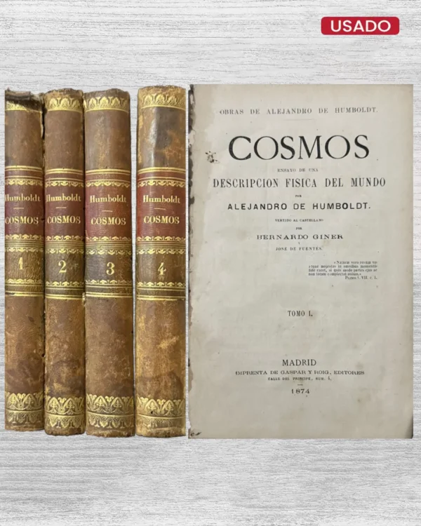 COSMOS. ENSAYO DE UNA DESCRIPCIÓN FÍSICA DEL MUNDO (4 TOMOS)