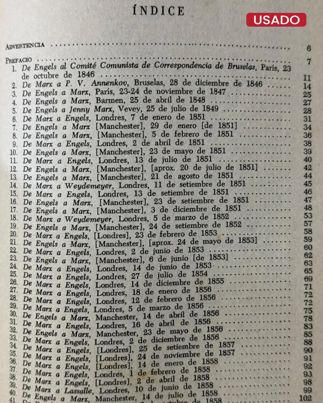 CORRESPONDENCIA DE MARX Y ENGELS - Imagen 2