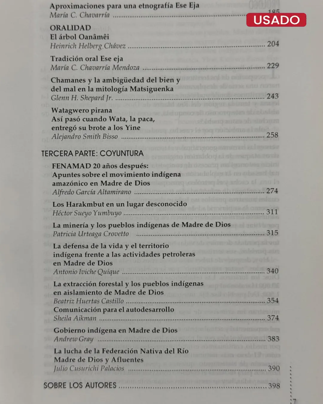 LOS PUEBLOS INDIGENAS DE MADRE DE DIOS. HISTORIA, ETNOGRAFIA Y COYUNTURA - Imagen 3
