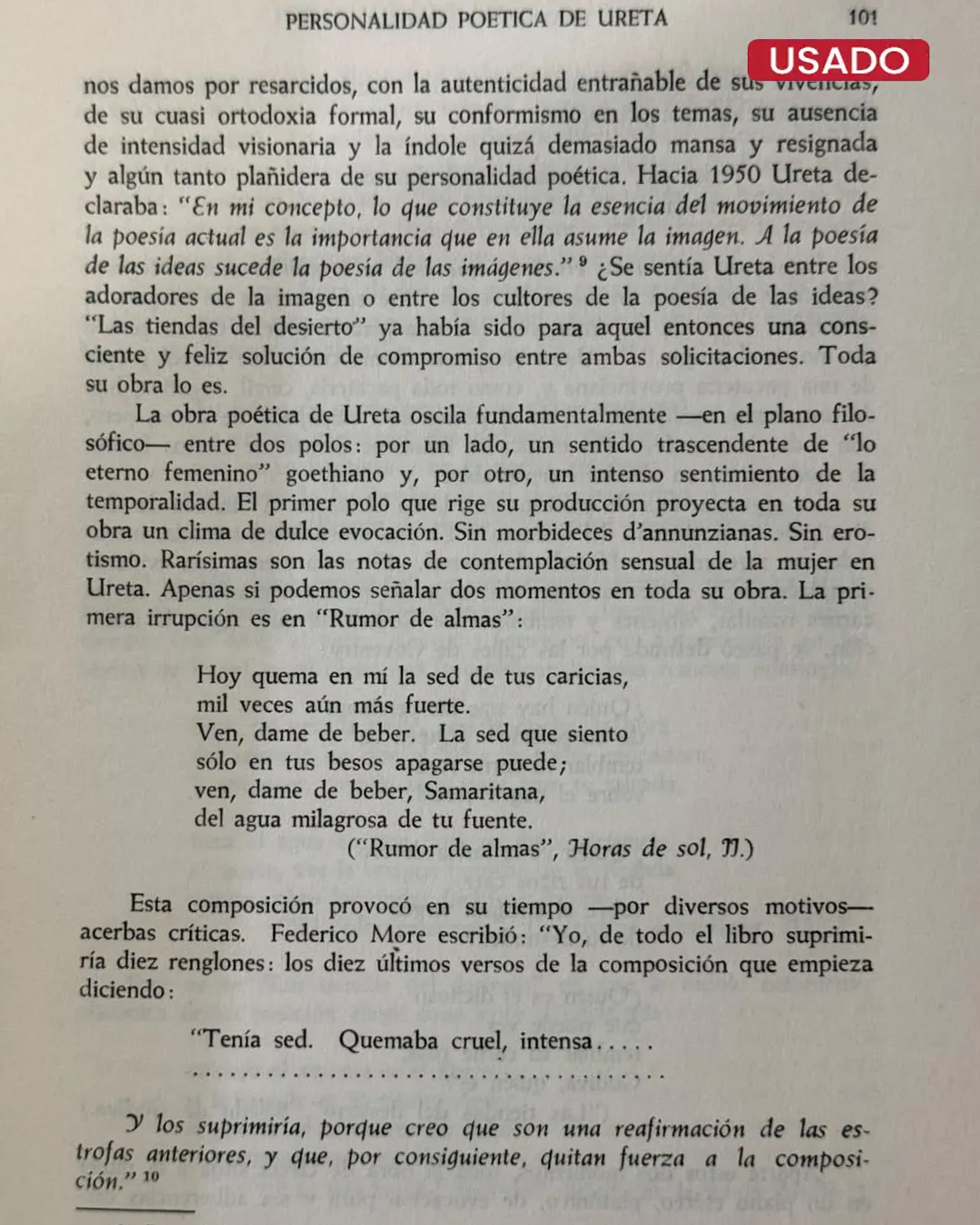 NOTAS DISTINTIVAS DE LA PERSONALIDAD POÉTICA DE URETA - Imagen 2