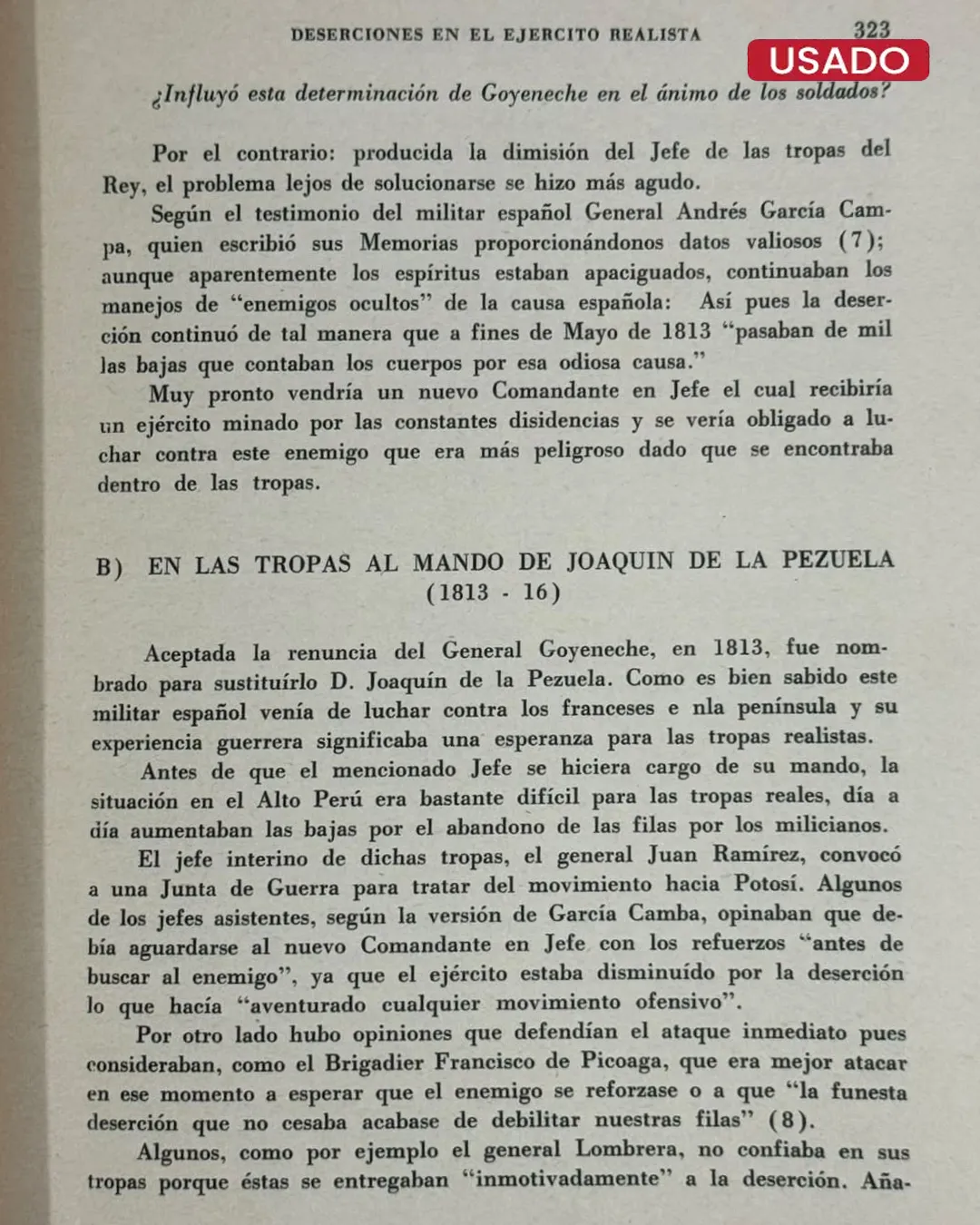 LAS DESERCIONES EN EL EJERCITO REALISTA (1810 – 1821) - Imagen 3