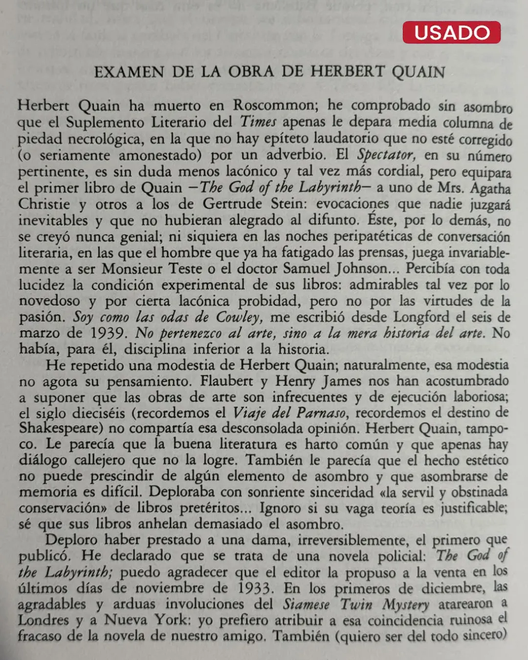 FICCIONES – EL ALEPH – EL INFORME DE BRODIE - Imagen 2
