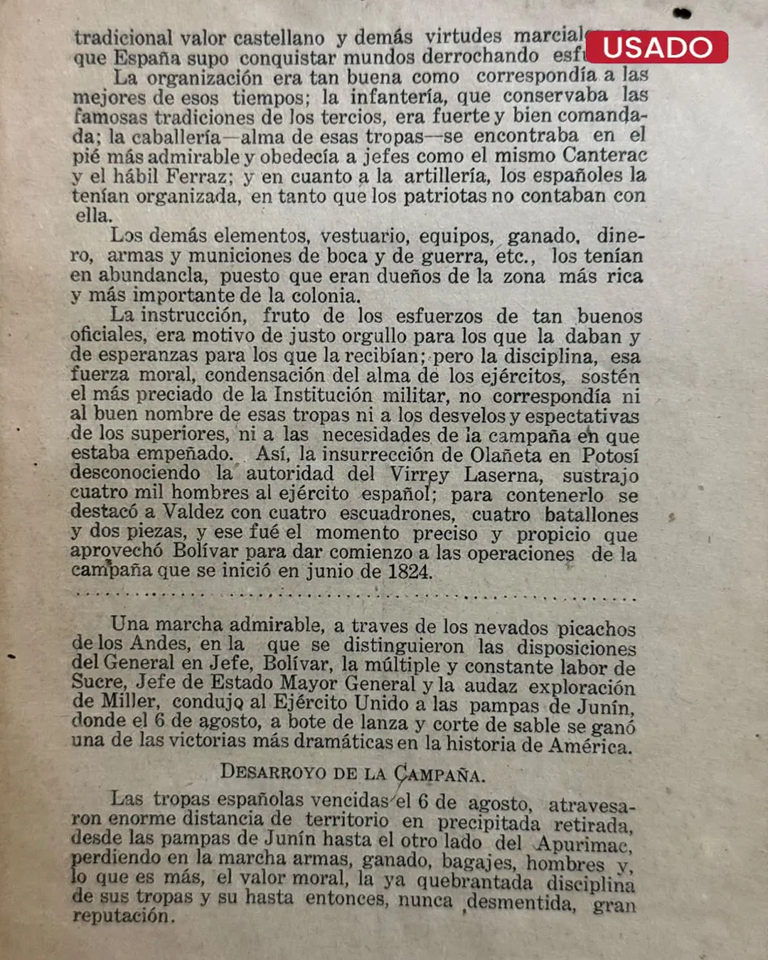 BATALLA DE AYACUCHO (DICIEMBRE DE 1824). ESTUDIO DEDICADO AL EJERCITO DE VENEZUELA - Imagen 2