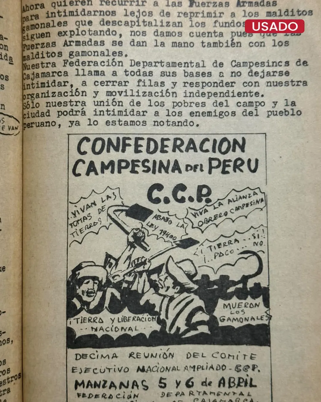 LUCHAS CAMPESINAS EN CAJAMARCA. LOS POBRES DEL CAMPO HACEMOS NUESTRA HISTORIA - Imagen 2