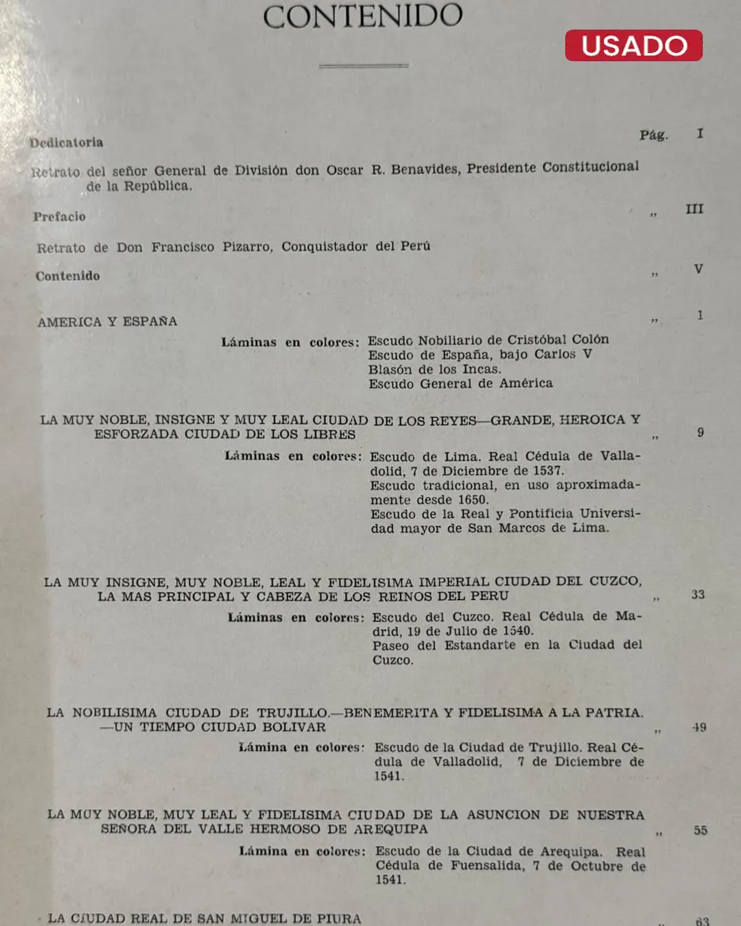 NOBILIARIO DE LAS CIUDADES DEL PERÚ - Imagen 4