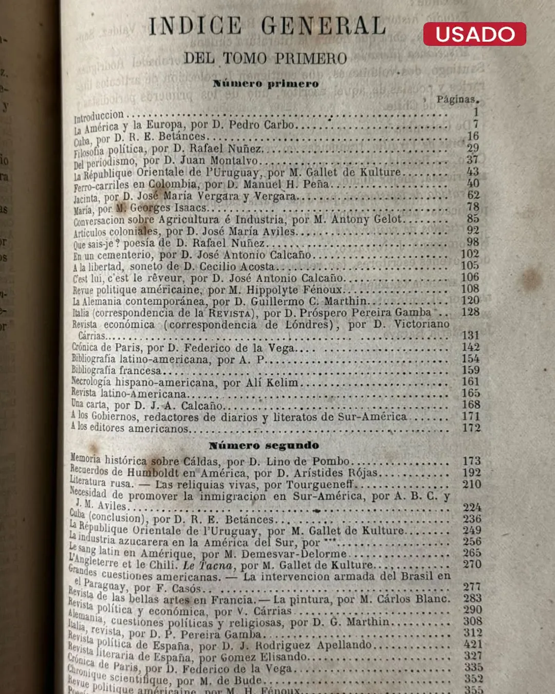 REVISTA LATINO-AMERICANA. PRIMER AÑO (TOMO I-II) - Imagen 6