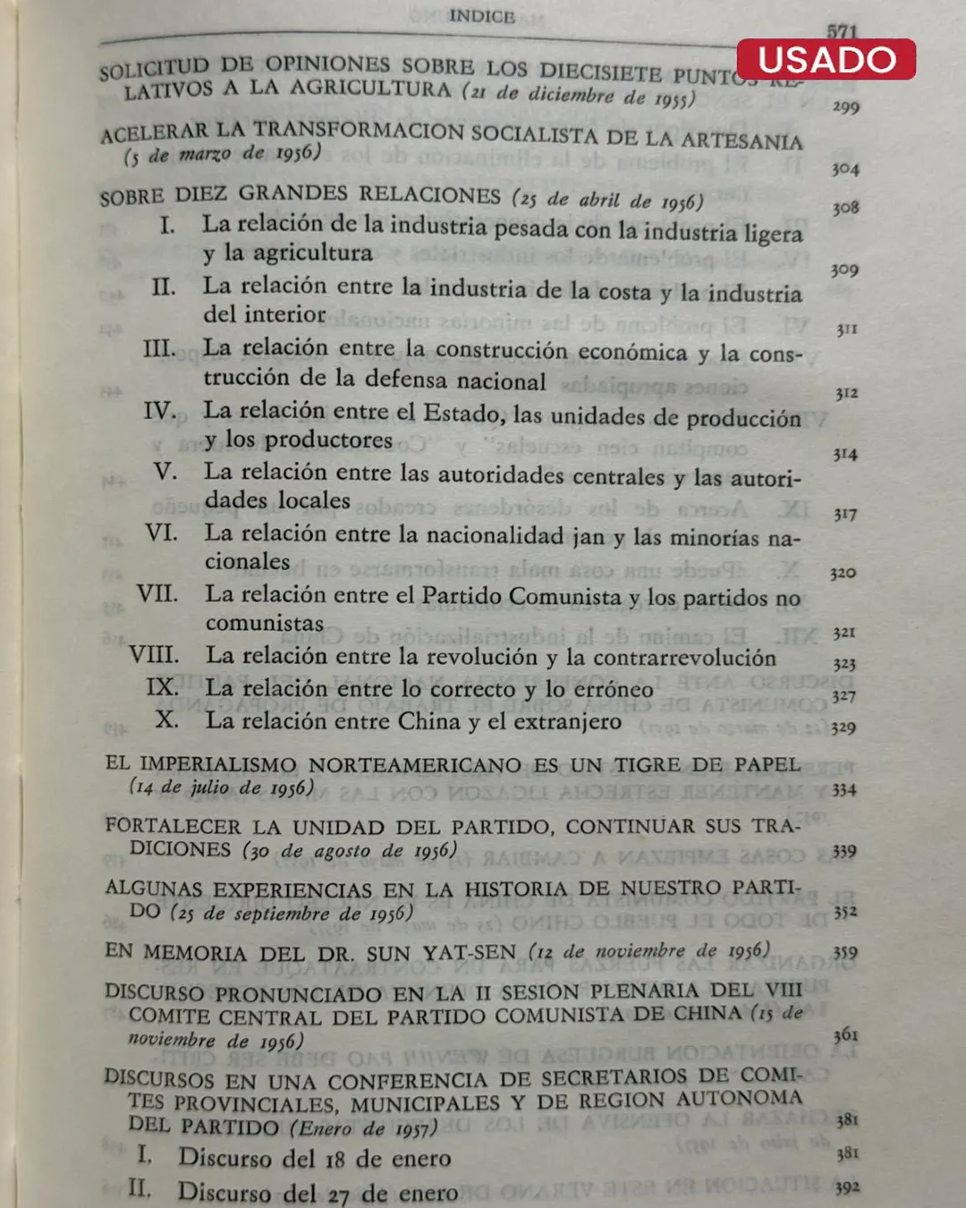 OBRAS ESCOGIDAS DE MAO TSE-TUNG (5 TOMOS) - Imagen 9