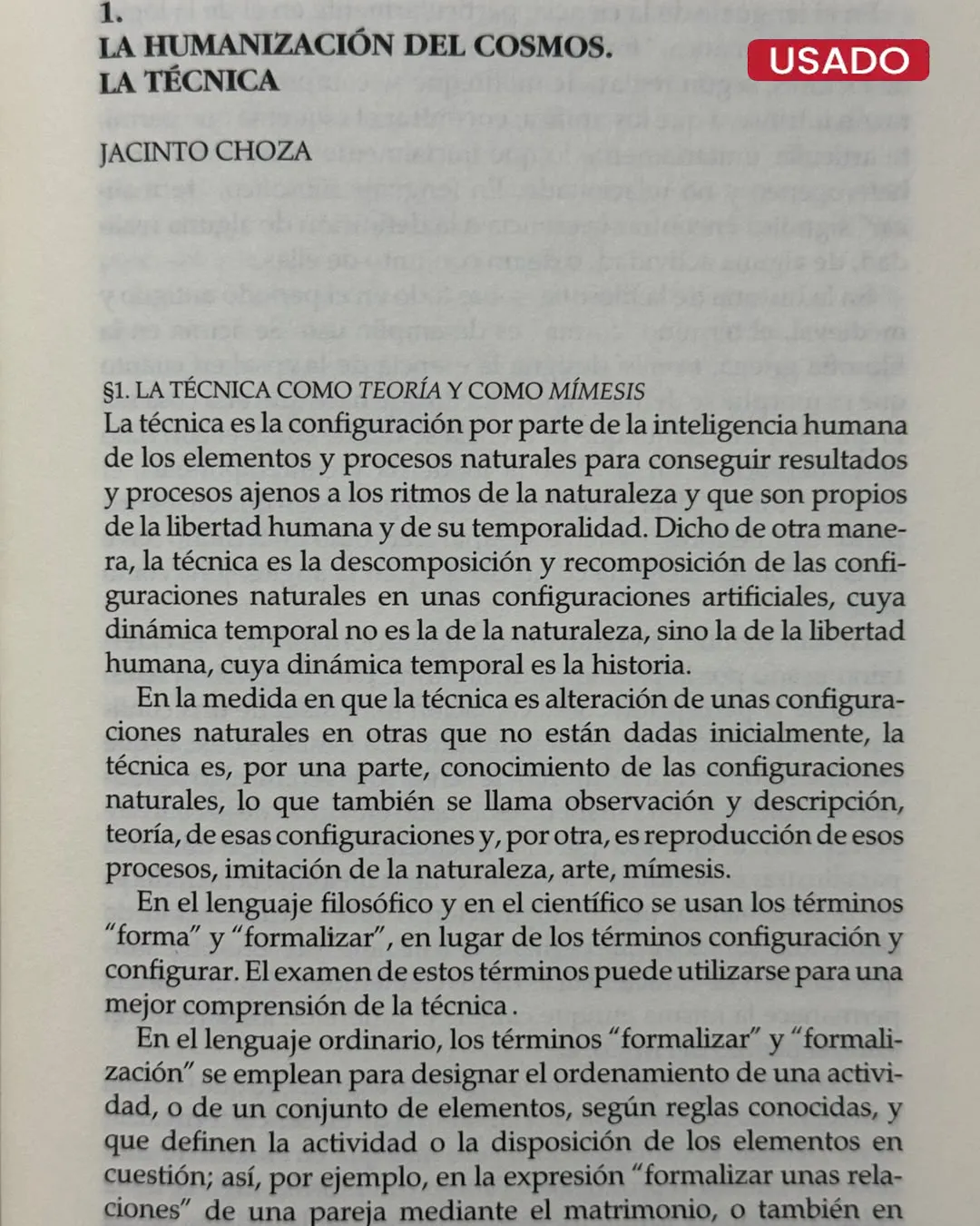 TECNICA Y SER HUMANO (CON FIRMA DEL AUTOR) - Imagen 3