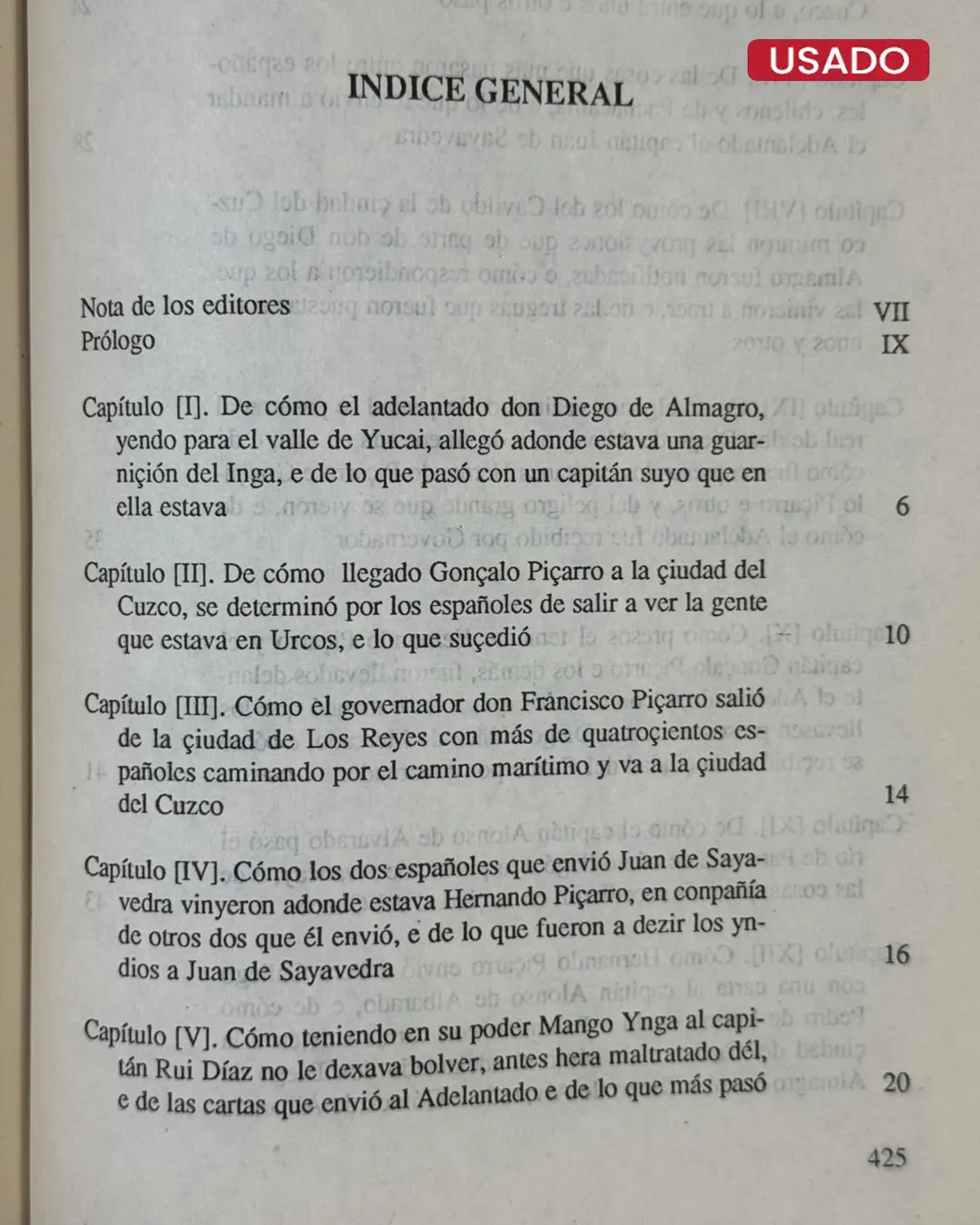 CRONICA DEL PERU, CUARTA PARTE (VOL. I GUERRA DE LAS SALINAS) - Imagen 2