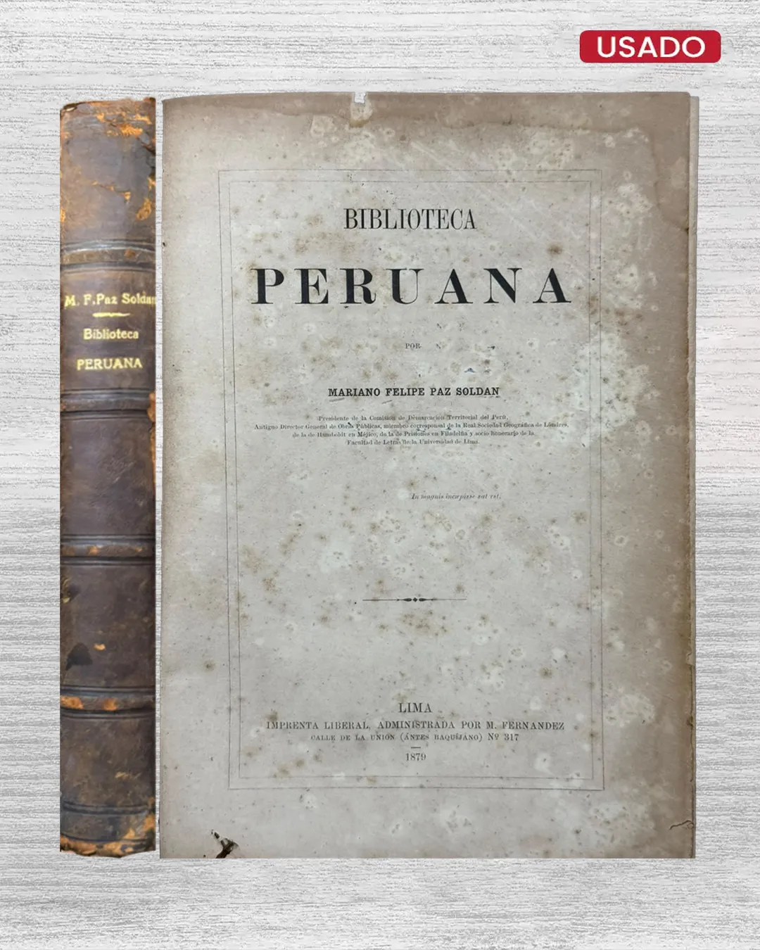 BIBLIOTECA PERUANA (1879)