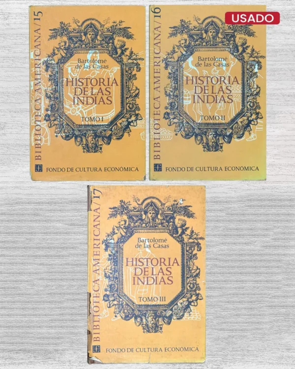 HISTORIA DE LAS INDIAS (3 TOMOS)