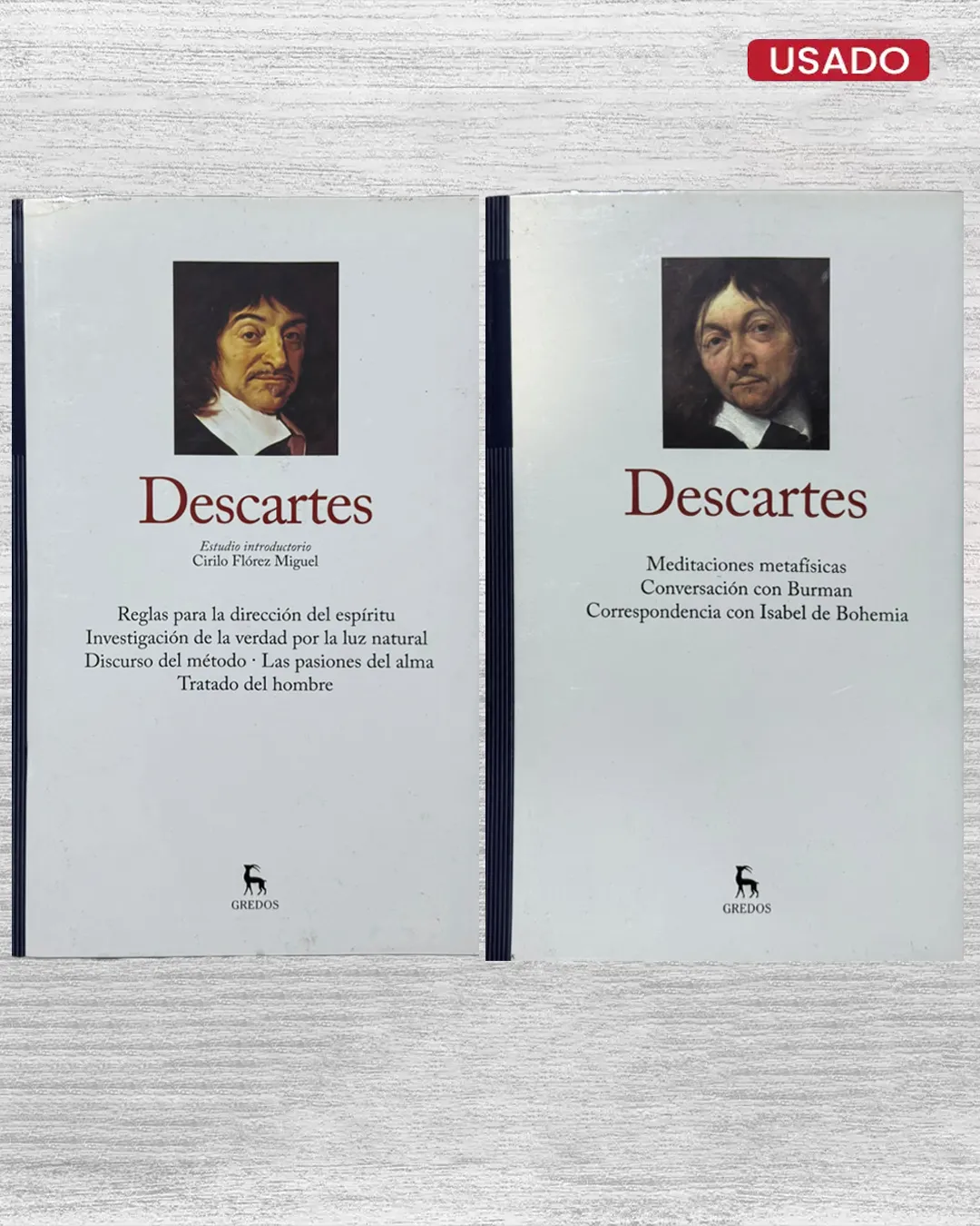 DESCARTES. 2 TOMOS (EDICION GREDOS)