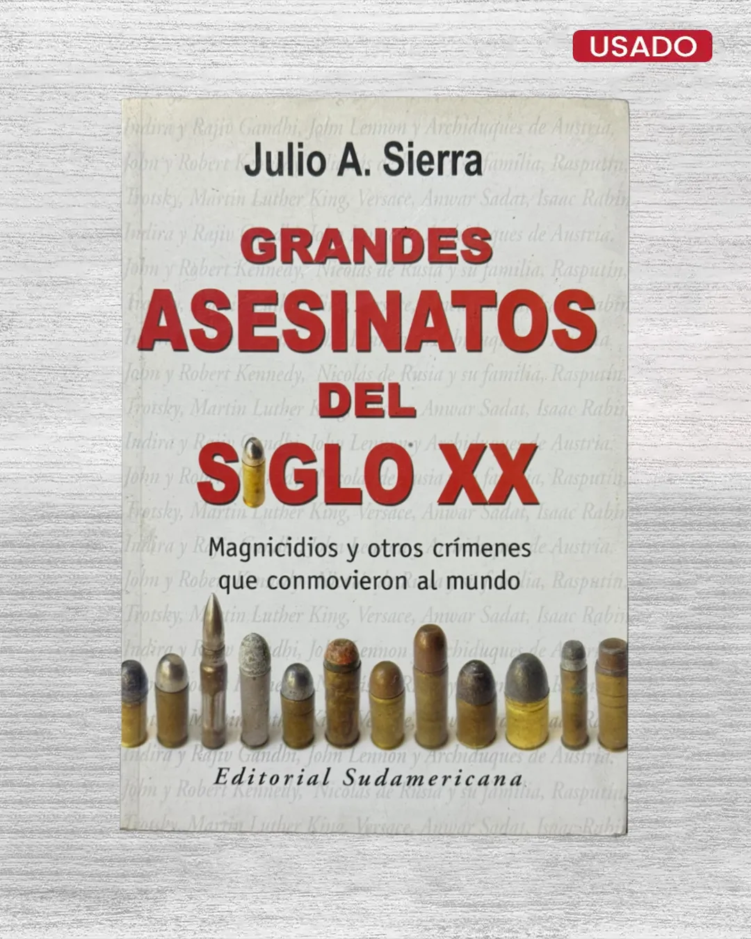 GRANDES ASESINATOS DEL SIGLO XX; MAGNICIDIOS Y OTROS CRÍMENES QUE CONMOVIERON AL MUNDO